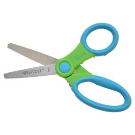Westcott - Westcott Child Safety All Nylon Scissors, 5-Inch, Blunt, Color  may Vary (15315)