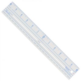 6 And 12 Clear Acrylic Rulers Useful 12 Inch Zero-Centering Ruler  Measuring Tool Student School Office Card Making Crafting