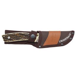 Camillus Gut Hook 9.25 Knife, 4.25 Fixed Blade with Sheath 