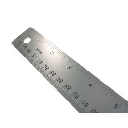 1 M Magnetic Ruler Flexible Ruler Inch And Metric Scale Yellow