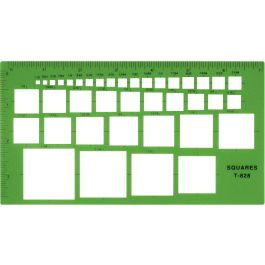 Westcott Technical Squares Drawing and Drafting Template (T-828)
