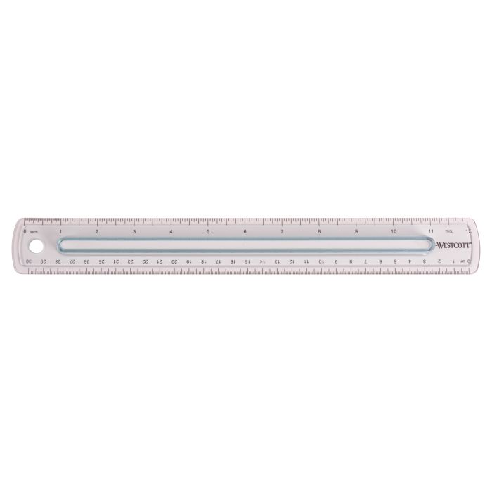10 Pack 12 Inches Clear Plastic Ruler Straight Ruler Plastic Measuring Tool  With Inches And Metric Measuring