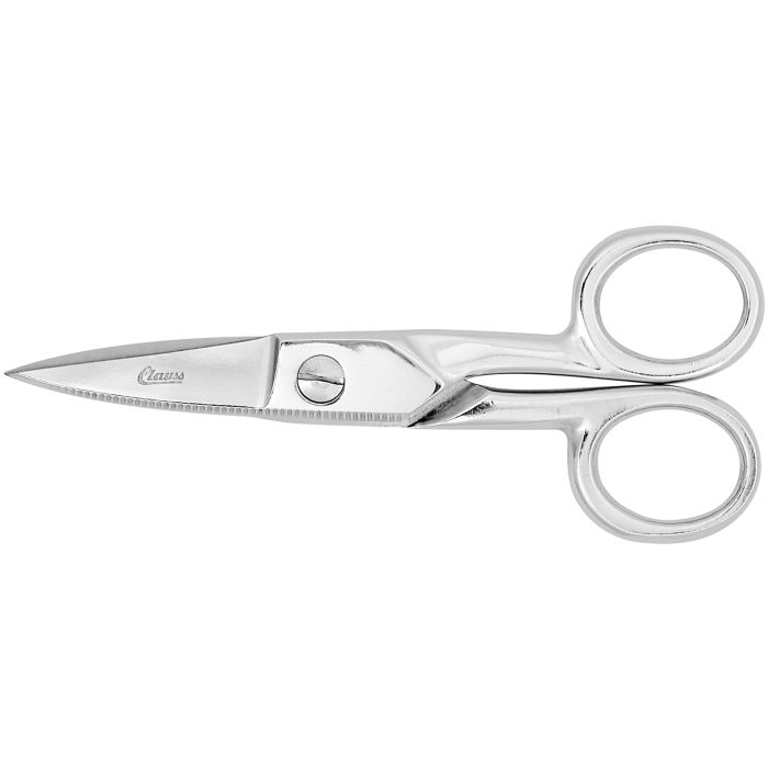 Multipurpose Heavy Duty Scissors All Purpose Utility Industrial Scissors -  6-in-1 Cutter with Safety Lock, Non-slip Handle, and Thread Trimming 