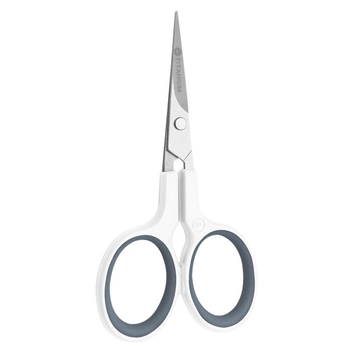 Heavy Duty Big Aluminum Plated Gray Scissors with Sharp Blades for Office