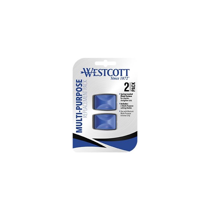 Westcott Paper Trimmers, Personal Replacement Blades Use W/ 16682 & 16719,  PK2 16854