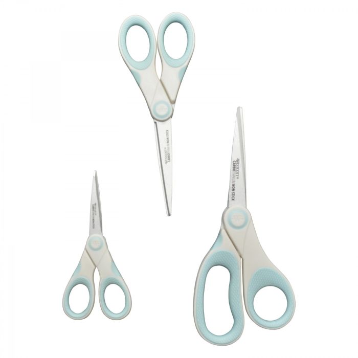 Craft Scissors Set of 3 Pack, All Purpose Sharp Titanium Blades