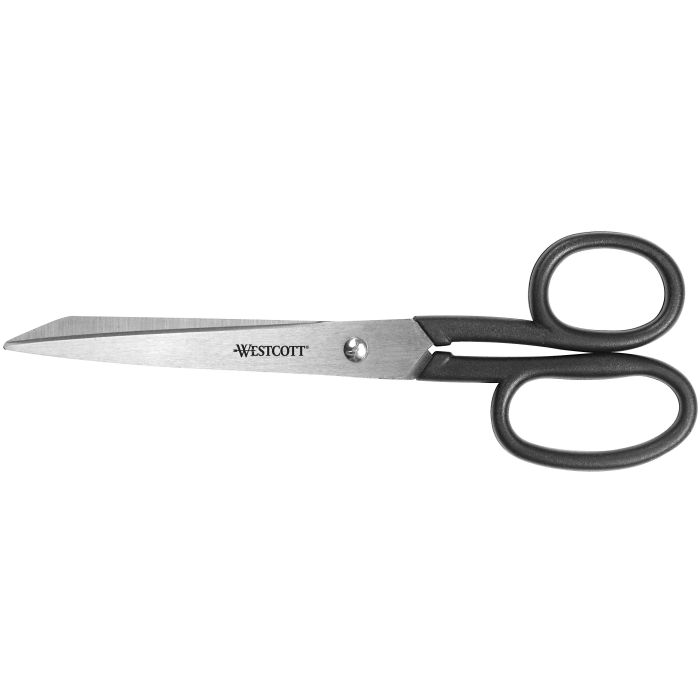 Westcott All Purpose 8 Stainless Steel Scissor, Black