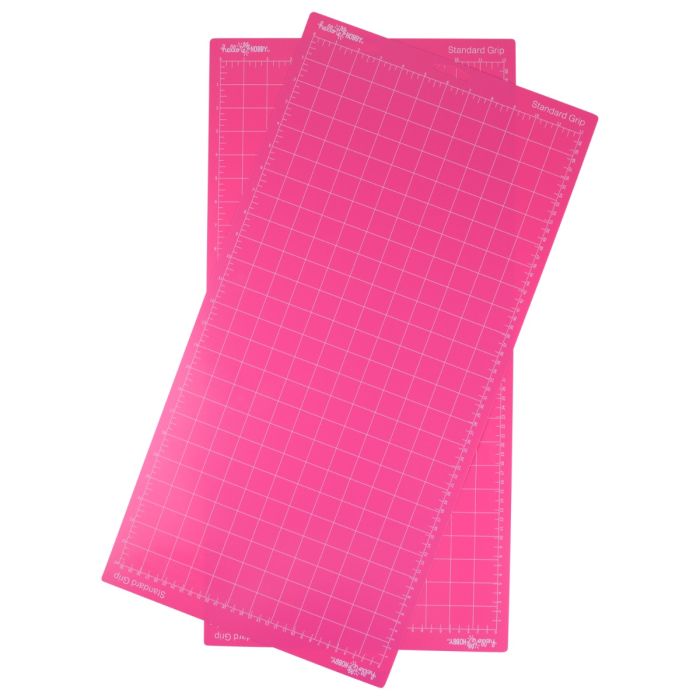 Westcott - Hello Hobby 12 x 24 Standard Grip Adhesive Cutting Mat, Pink,  2 Count (55973-PARENT)