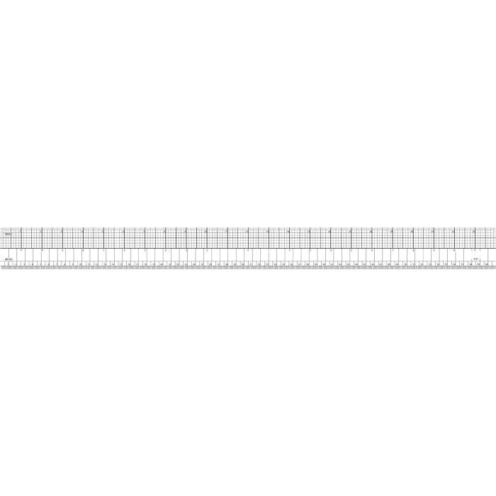 Universal Flat Wood Ruler Standard/Metric 6 59024