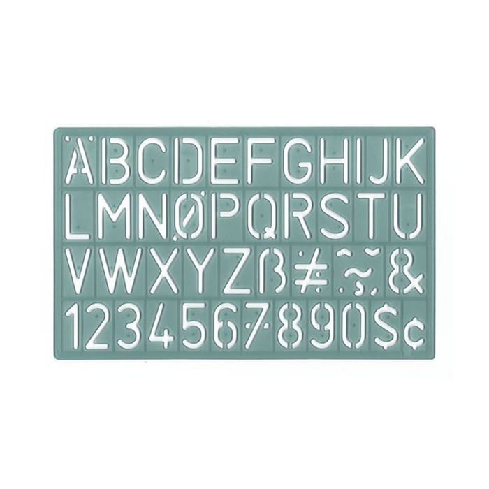 Westcott Alphabet and Number Lettering Guide (KT-30)