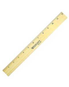 Westcott Ruler with Double Brass Edge, 12-Inch (05221)