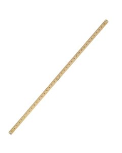 Westcott Wooden Meter Stick With Brass Tips, 39 1/2" (10432)