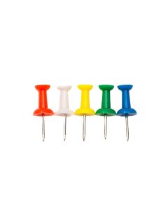 Westcott® Push Pins - Assorted Colours (11142)
