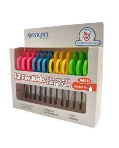 Westcott Kids 5" Scissors Pointed (12 Pack) (13141)