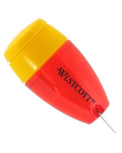 Westcott Plastic Manual Pencil Sharpener, Assorted Colors (14073)