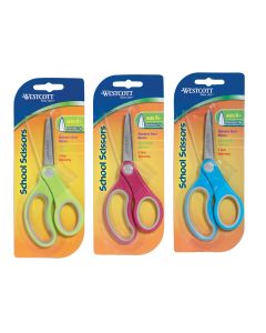 Westcott® 5" Pointed Soft Handle Kids Scissors - Red