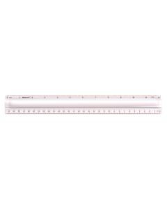 Westcott 12-Inch Data Processing Magnifying Ruler, Clear (15571)