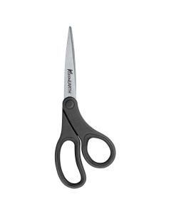 Westcott® KleenEarth® 8" Bent Black Hard Handle Scissors