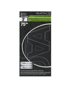 Westcott® 3" Helvetica Letters, Black