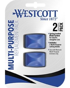 Westcott Multi-Purpose Replacement Blades, 2 Pack (16697)