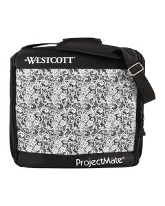 Westcott ProjectMate Craft Storage Bag/WorkStation, Black/Teal (67419)