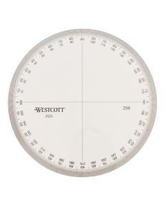 Westcott 6 Acrylic Ruler, Clear (10561)