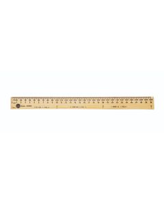 Westcott® 30cm Wooden Plain Edge Ruler - Metric Only