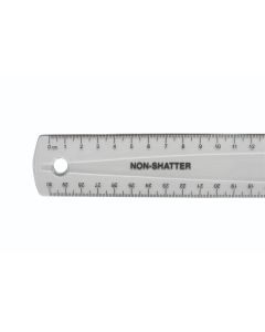 Westcott® 30cm Clear Non-Shatter Ruler