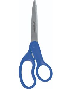 Westcott 7" All Purpose Preferred Stainless Steel Scissors, Blue (44217)