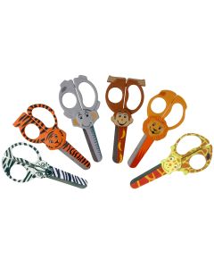 Westcott Wild Ones!™ 5" Kids Scissors, Blunt, Assorted Animal Designs (67676-PARENT)