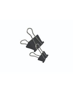Westcott® Black Fold Back Clips Assorted Sizes, 60/tub