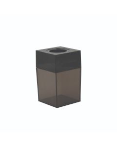 Westcott® Smoke Bottom Paper Clip Dispenser (83014)