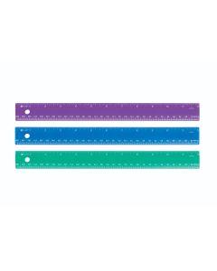 Westcott® 300mm/12" Jewel Coloured Plastic Ruler