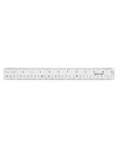 Westcott 12" Transparent Acrylic Ruler, Clear (10562)