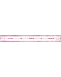 Westcott Metric Ruler, 30cm, Transparent (M-108)
