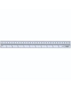 Westcott Metric/Inch Ruler, 30cm, 12", Opaque (M-109)