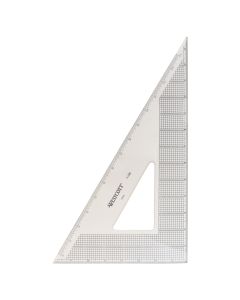 Westcott Grid Triangle, 14", 30/60 Degree, Transparent (T-14M)