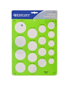 Westcott Technical Circles Drawing Template (T-801)