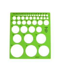 Westcott Large and Small Circles Template (T-831)