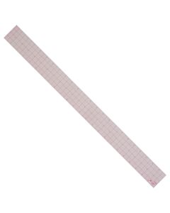 Westcott 8ths Graph Ruler, 2 x 24", Transparent (W-248)