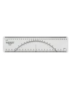 C-THRU 6" Metric Protractor Ruler (W-45)