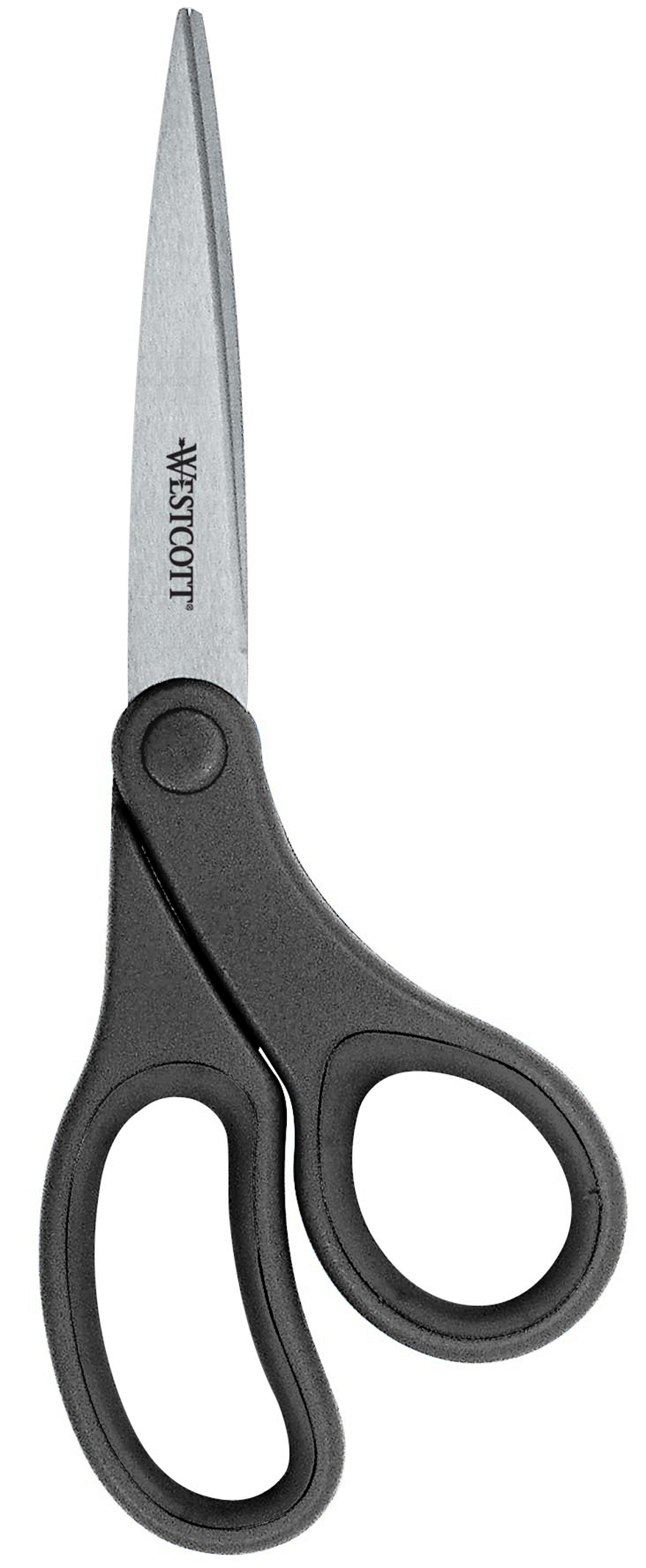 Westcott 8-Inch KleenEarth Basic Bent Scissors, Black (15584)