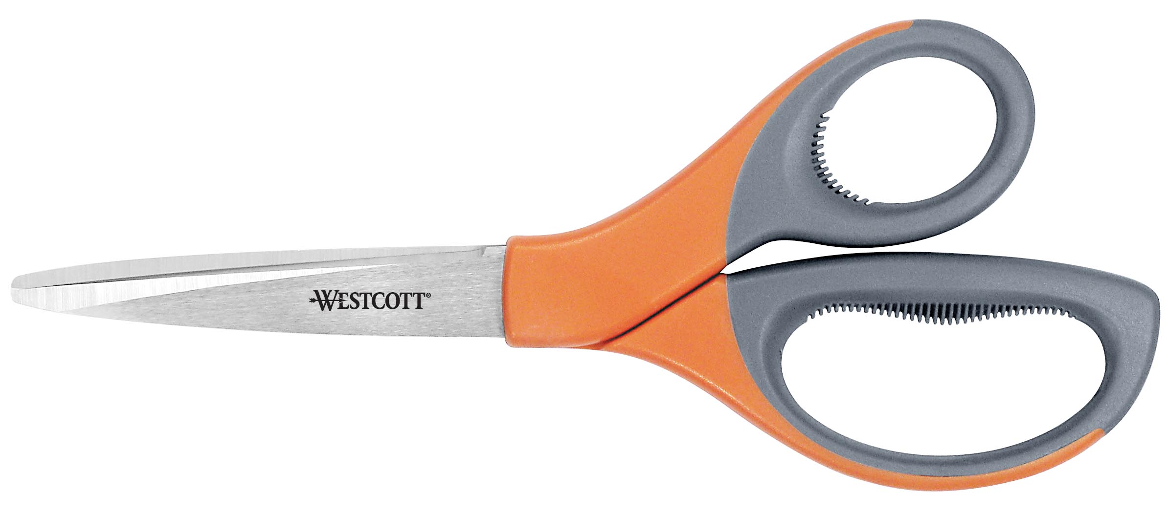 Westcott - Westcott Elite Stainless Steel Scissors, 5-Inch Pointed, Orange  and Grey (44315)