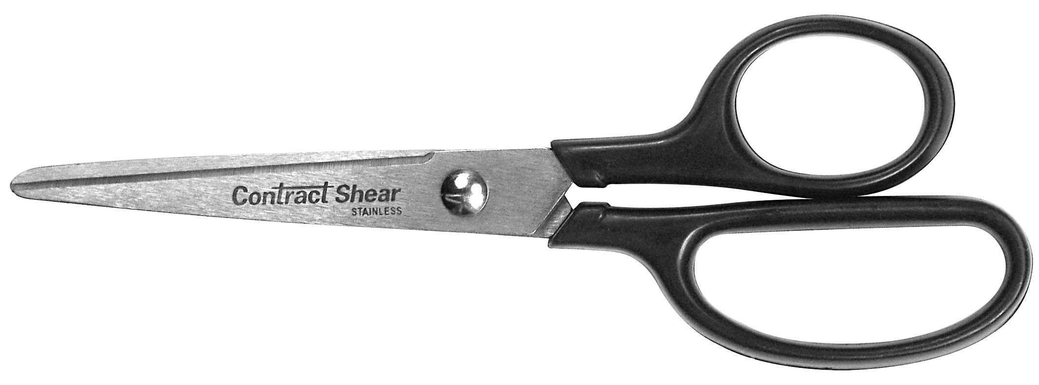Westcott Contract Stainless Steel Scissors, 6", Black (10570)