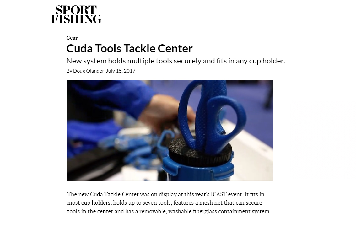Cuda Tools Tackle Center - CAST 2017 on sportfishingmag.com