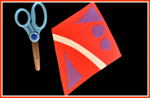 Colorful Kite Step 1